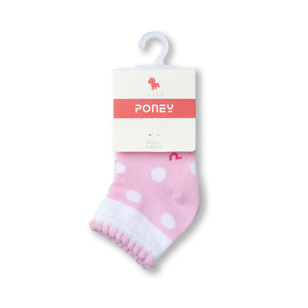 Poney Baby Girls Polka Dot Socks