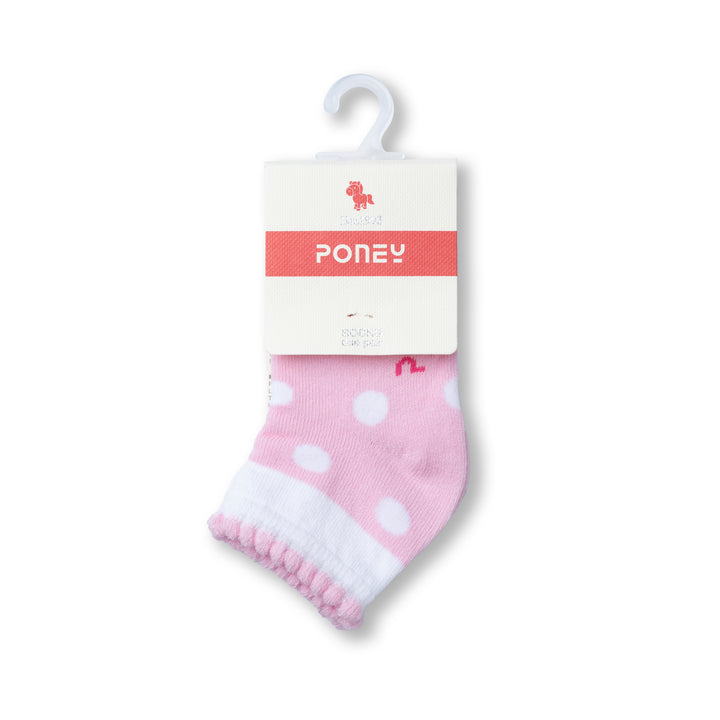 Poney Baby Girls Polka Dot Socks