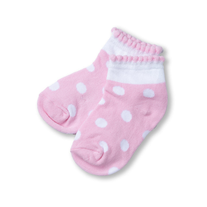 Poney Baby Girls Polka Dot Socks