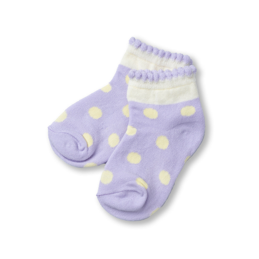 Poney Baby Girls Polka Dot Socks