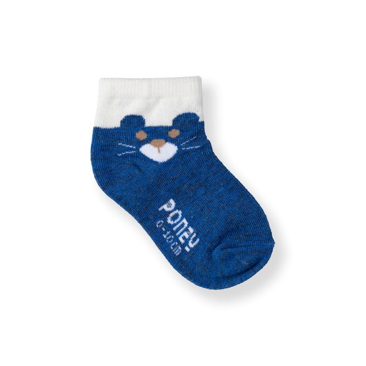 Poney Baby Boys Cute Bear Denim Socks (2088AB)