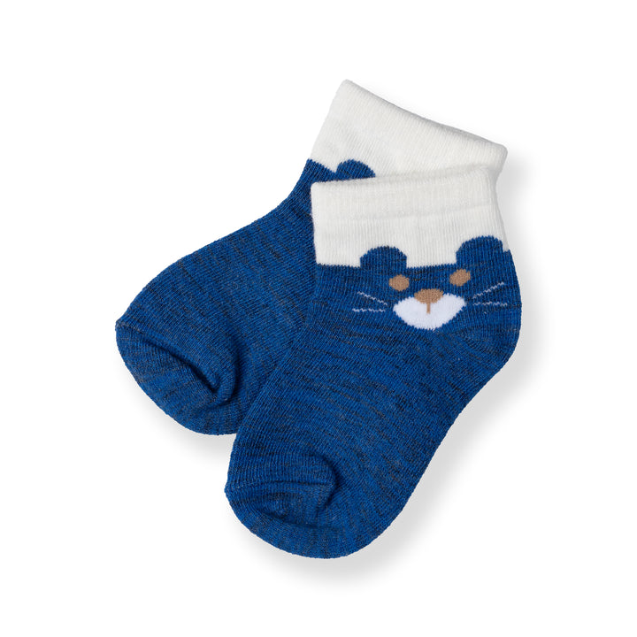 Poney Baby Boys Cute Bear Denim Socks (2088AB)