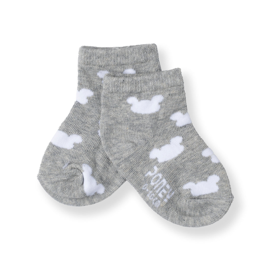Poney Baby Boys Printed All Over Bear Melange Socks