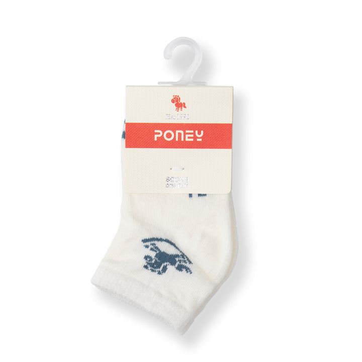 Poney Baby Boys Cute Poney Logo Socks