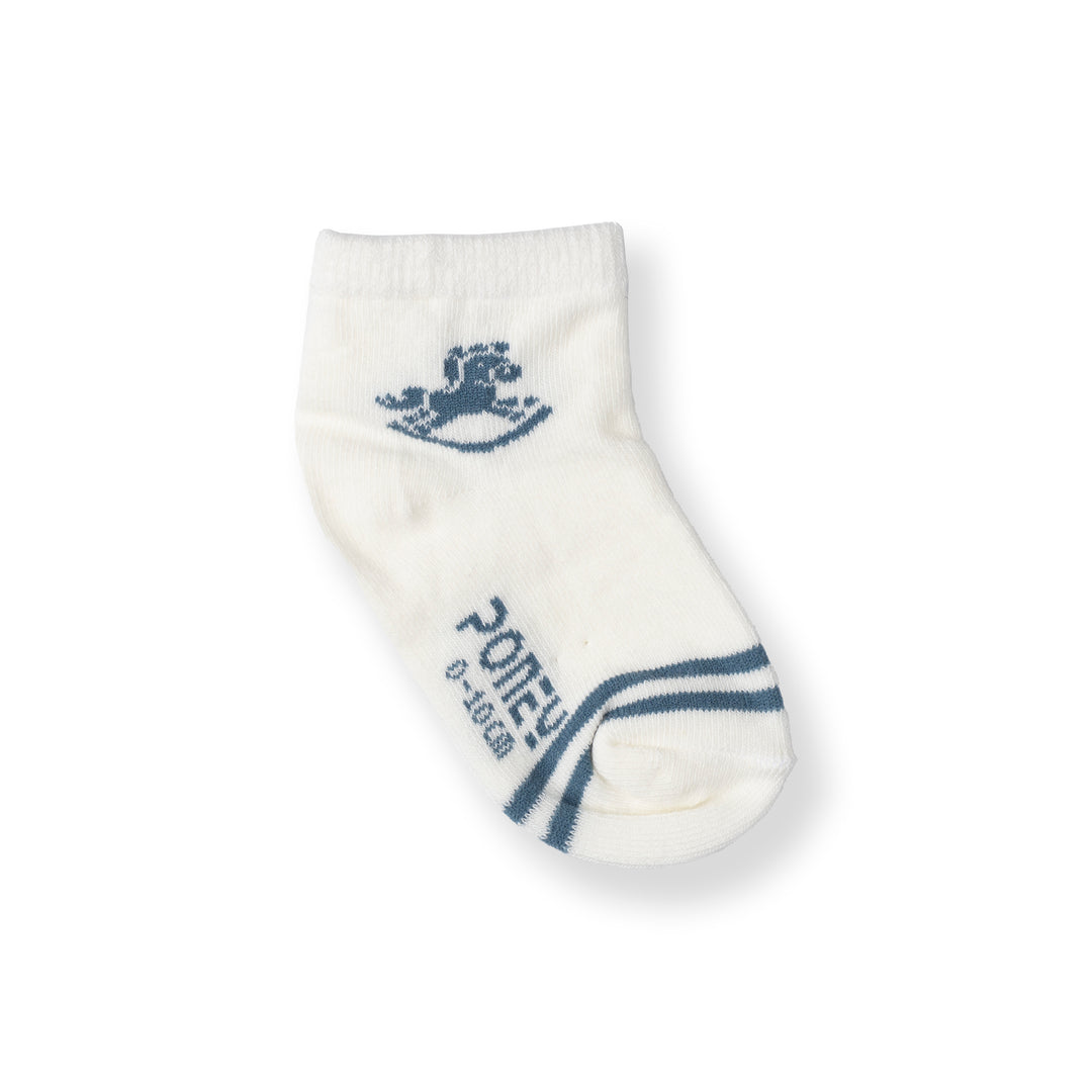 Poney Baby Boys Cute Poney Logo Socks
