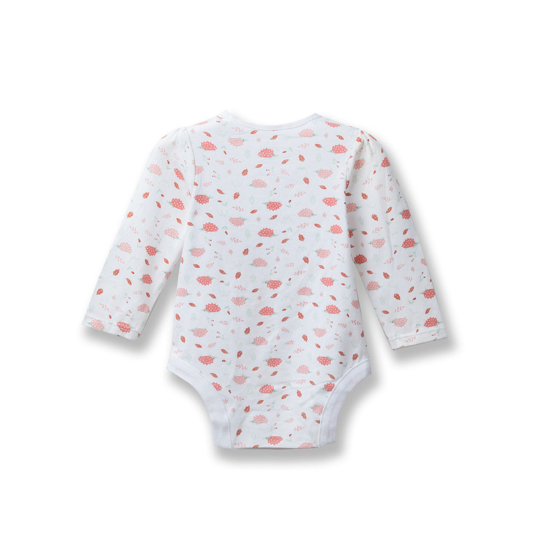 Poney Baby Girls Assorted Colors 3-Pack L/Sleeve Bodysuits 0478