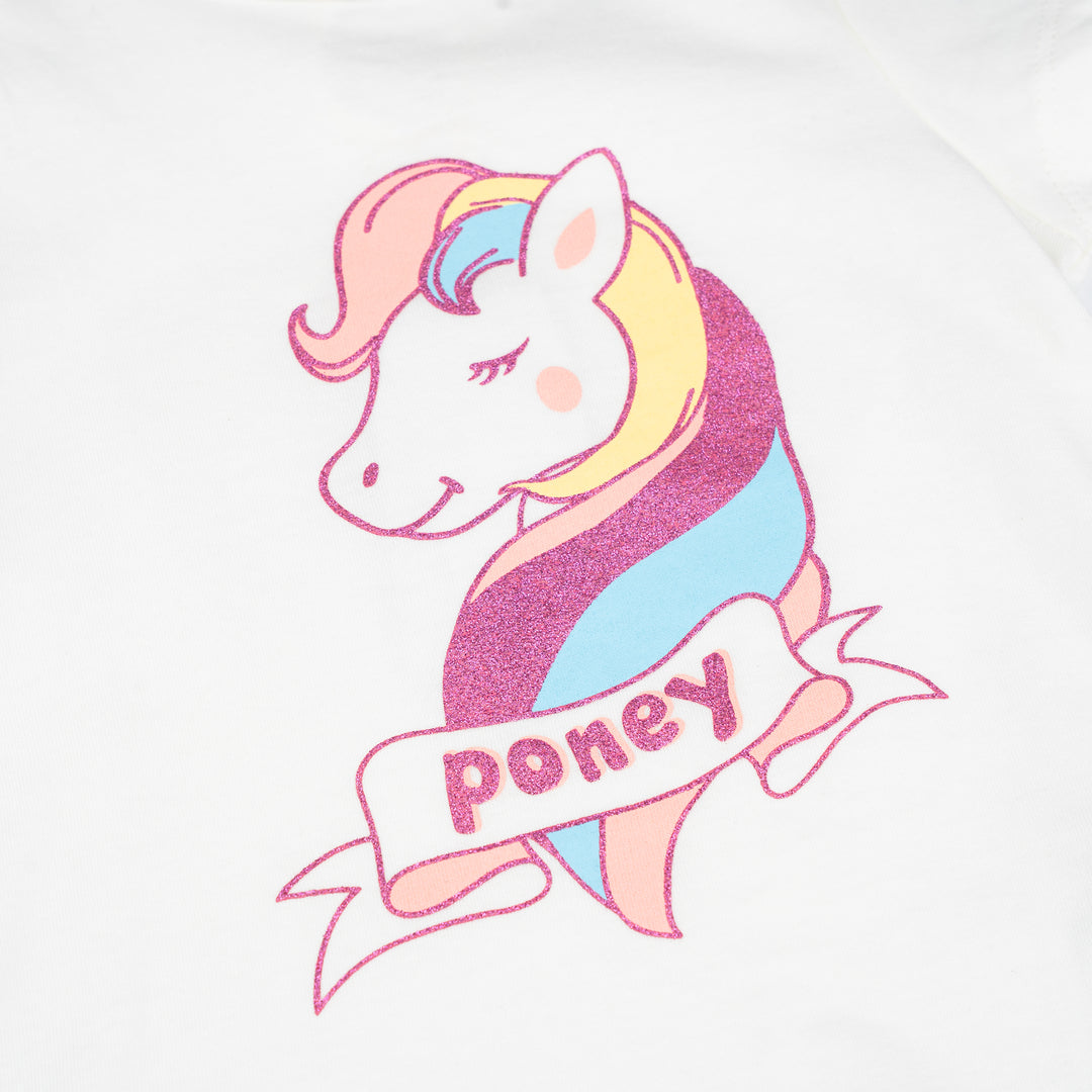 Poney Girls S/Sleeve Tee 8538