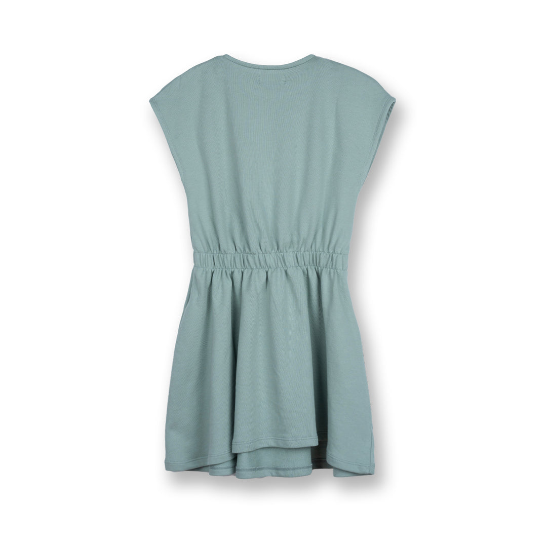 Poney Girls Green Short Sleeve Dress