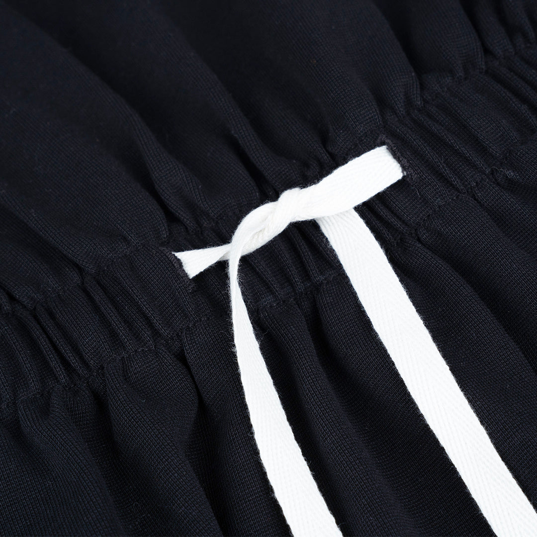 Poney Girls Black Short Sleeve Dress