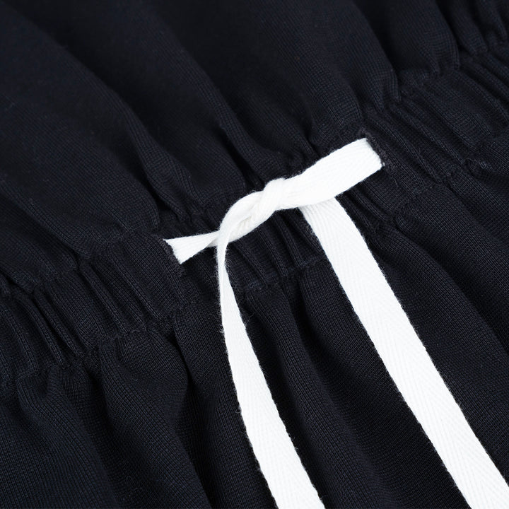 Poney Girls Black Short Sleeve Dress