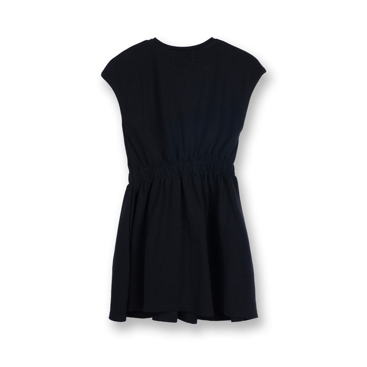 Poney Girls Black Short Sleeve Dress