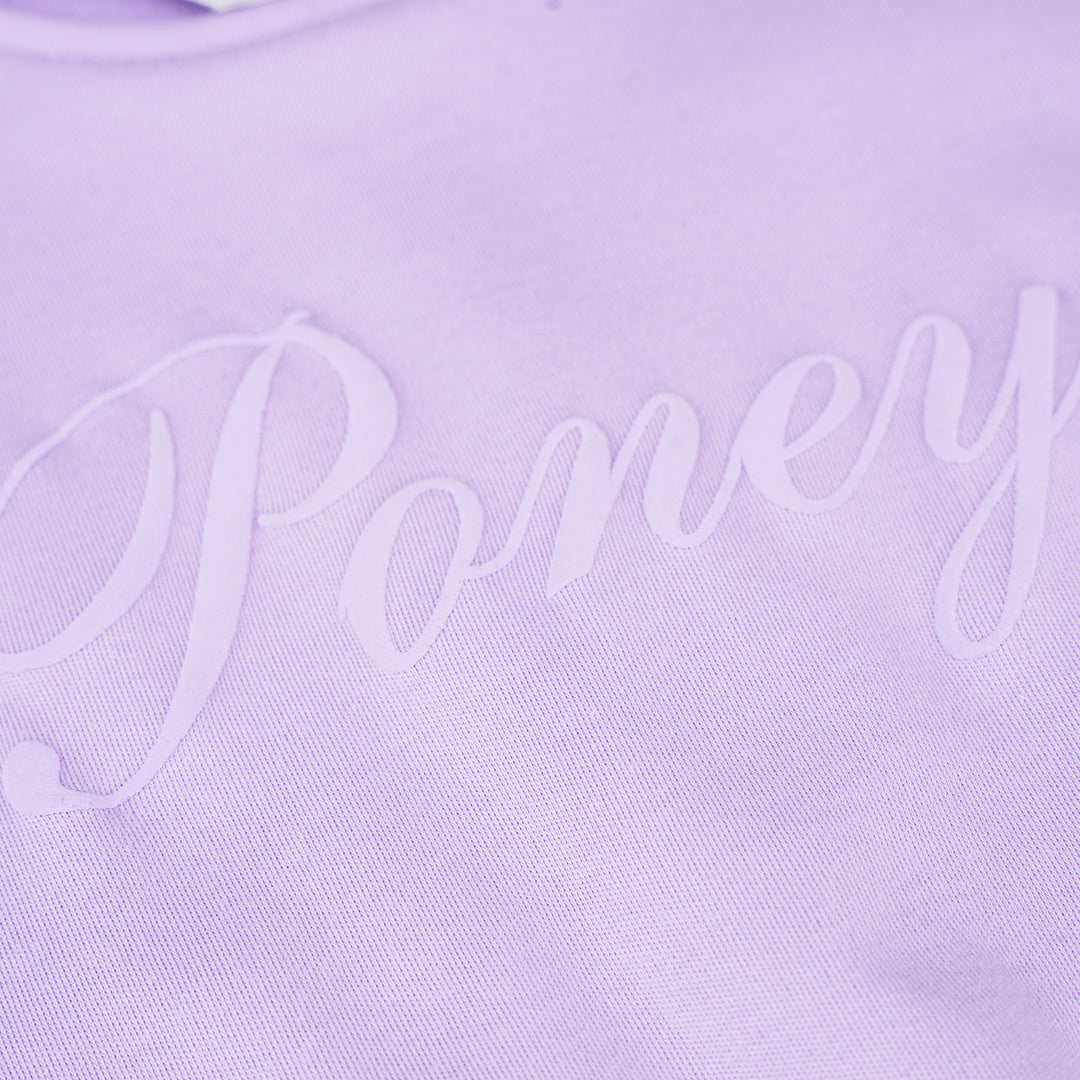 Poney Girls Light Purple Cap Short Sleep Top