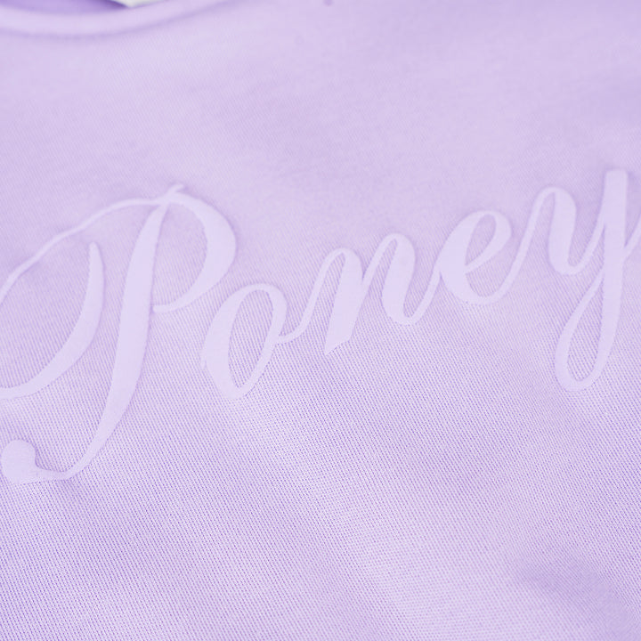 Poney Girls Light Purple Cap Short Sleep Top
