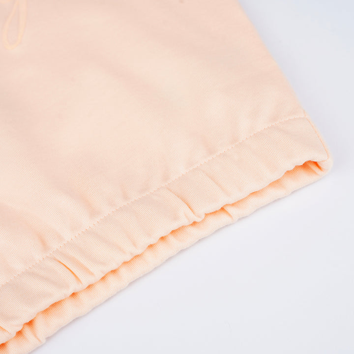 Poney Girls Light Orange Cap Short Sleeve Top