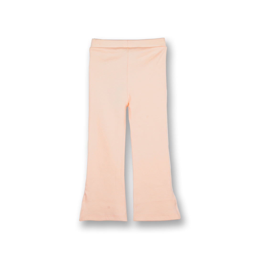Poney Girls Light Orange Flared Long Pants