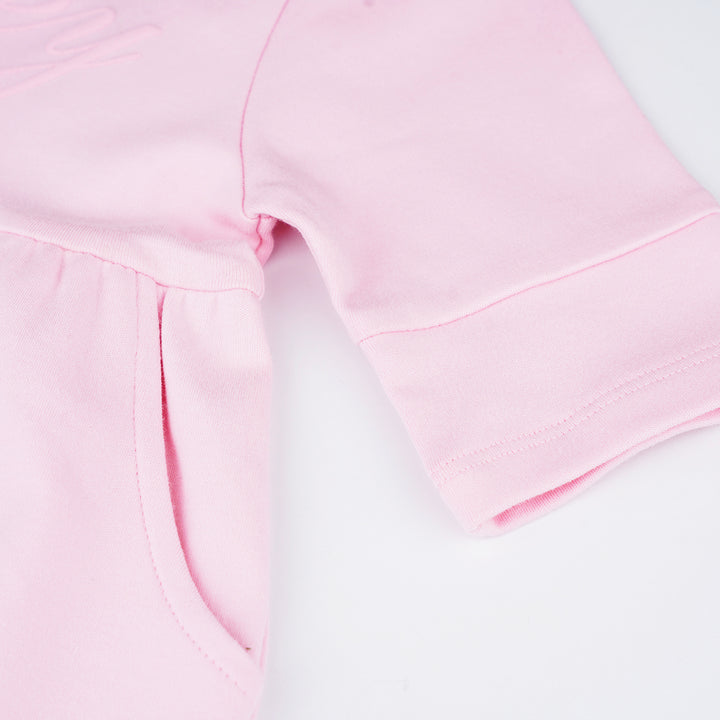 Poney Girls Pink Midi Sleeve Dress