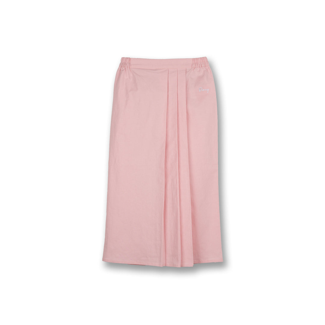 Poney Girls Light Pink Pleats with Folded Long Skirt