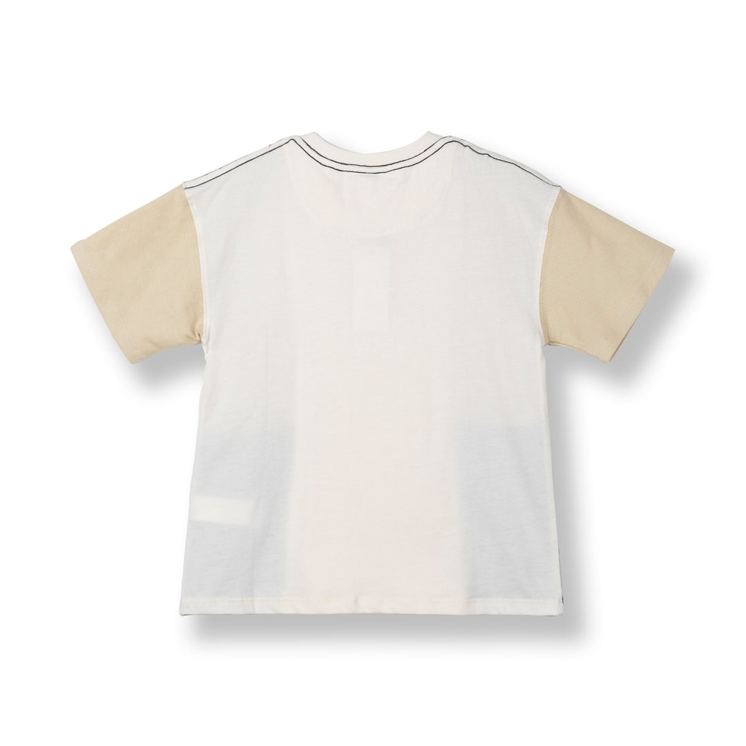 Poney Boys Cream Cut & Sew Short Sleeve Tee 1240049