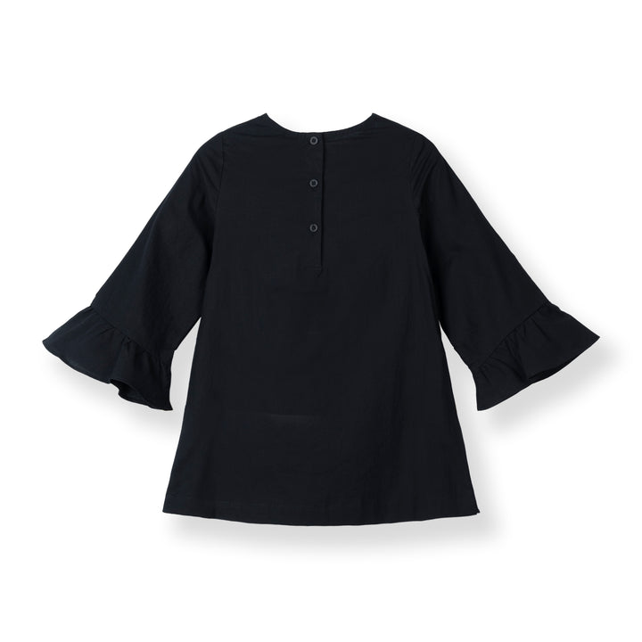 Poney Girls Kaysa Black Long Sleeve Blouse