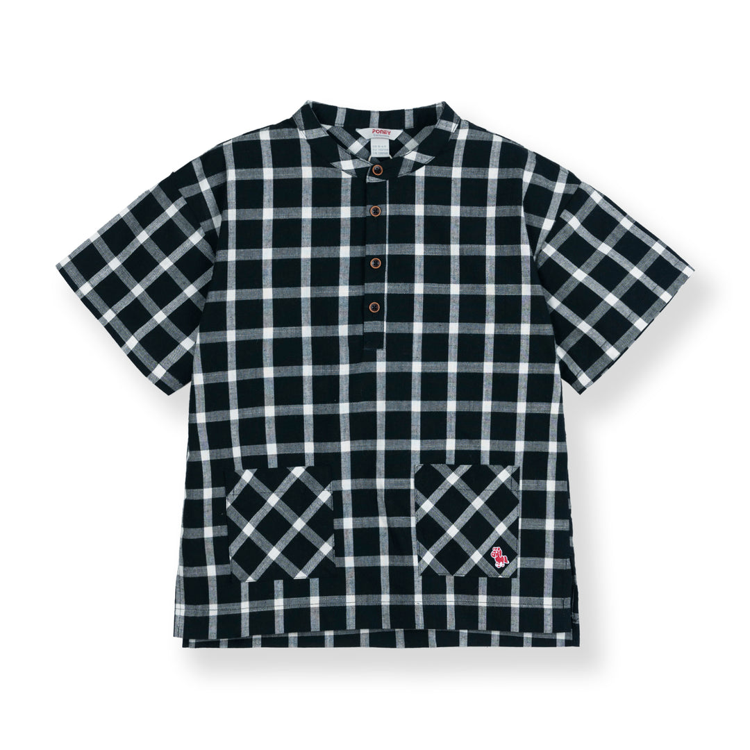 Poney Boys Haidar Black Short Sleeve Shirt