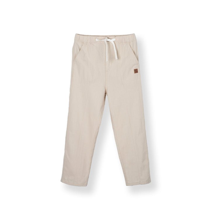 Poney Boys Light Khaki Casual Slim Fit Long Pants