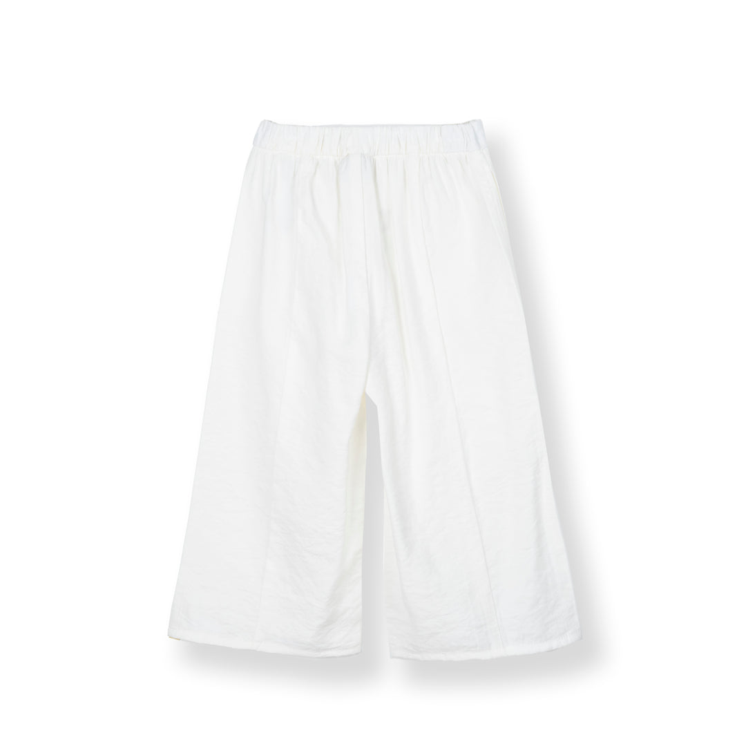 Poney Girls White Breezy Flowy Trousers