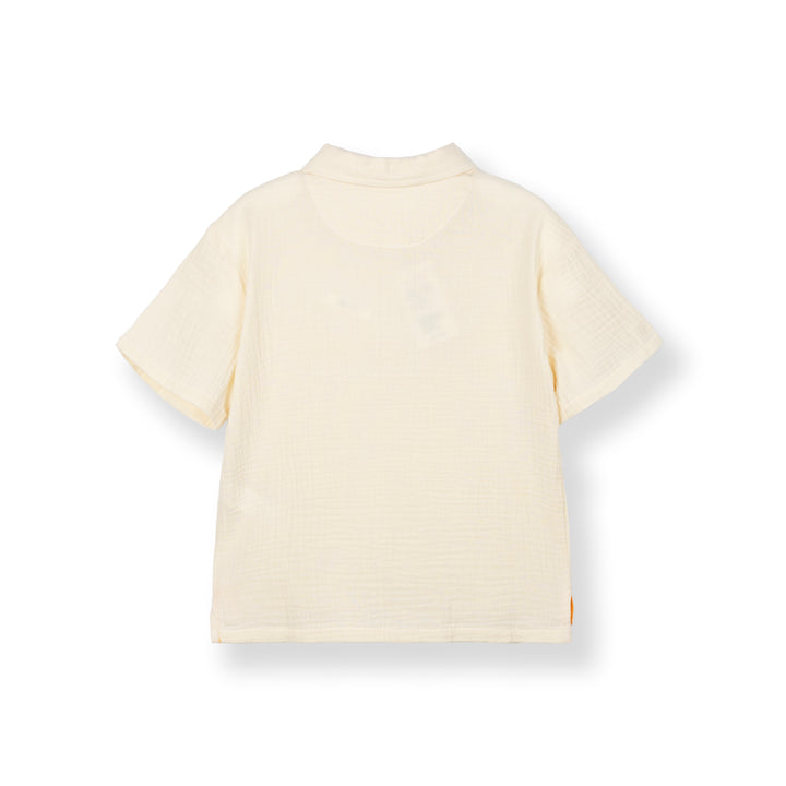 Poney Boys Off White Rustic Short Sleeve Polo Shirt