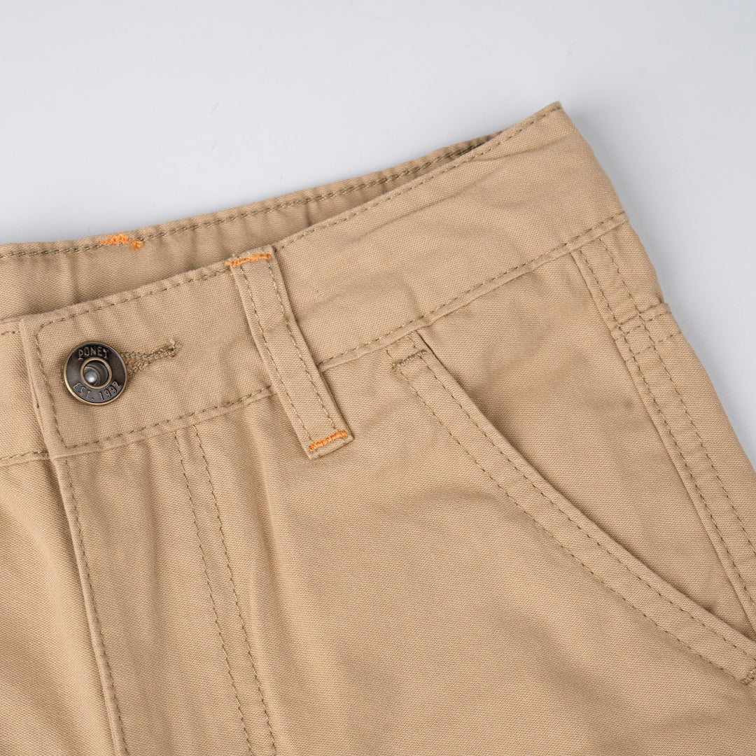 Poney Boys Khaki Cargo Long Pants