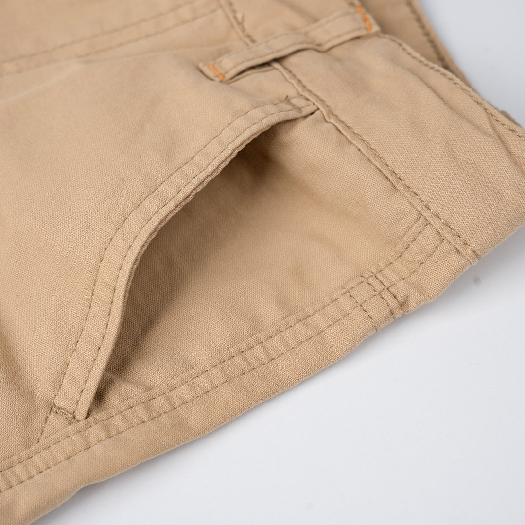 Poney Boys Khaki Cargo Long Pants