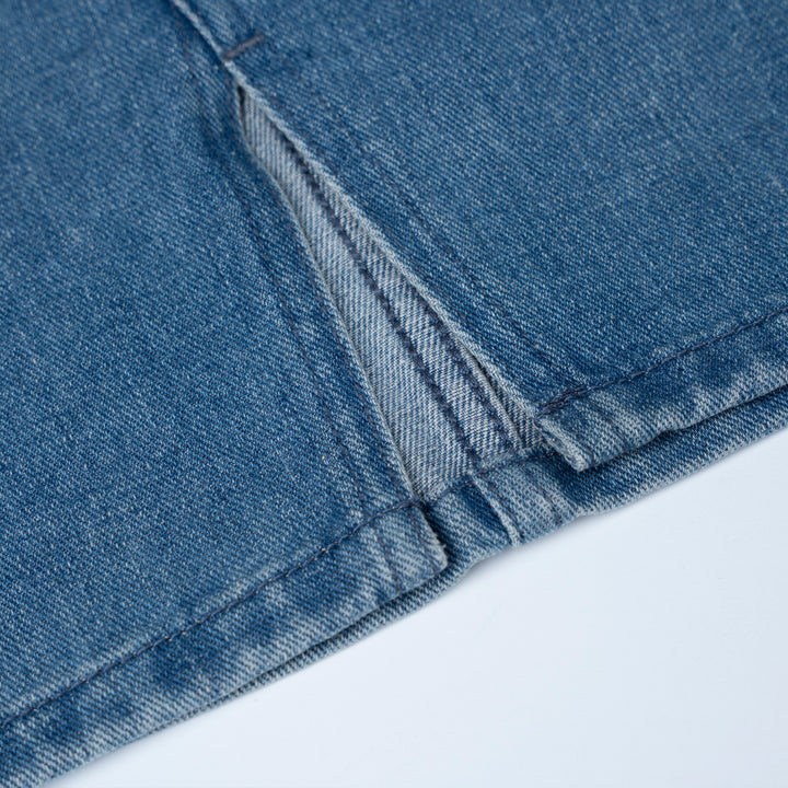 Poney Girls Denim Denim Midi Skirt
