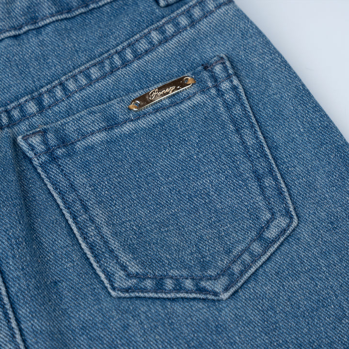 Poney Girls Denim Denim Midi Skirt