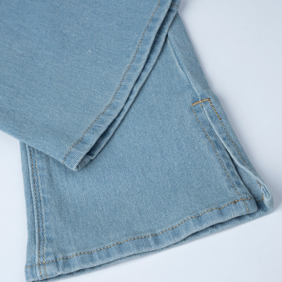 Poney Girls Denim Cropped Jeans