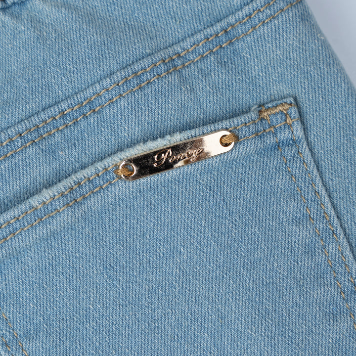 Poney Girls Denim Cropped Jeans