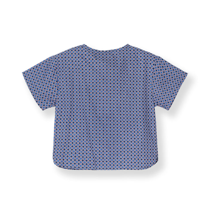 Poney Baby Boys Waleed Blue Short Sleeve Shirt