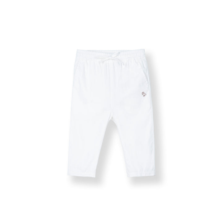 Poney Baby Boys Khalis White Long Pants