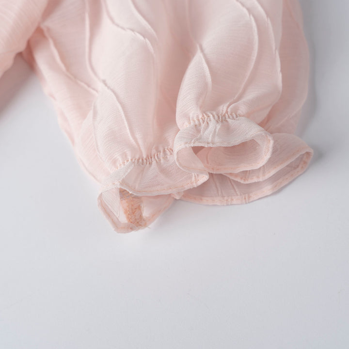 Flowy Textured Chiffon Dress