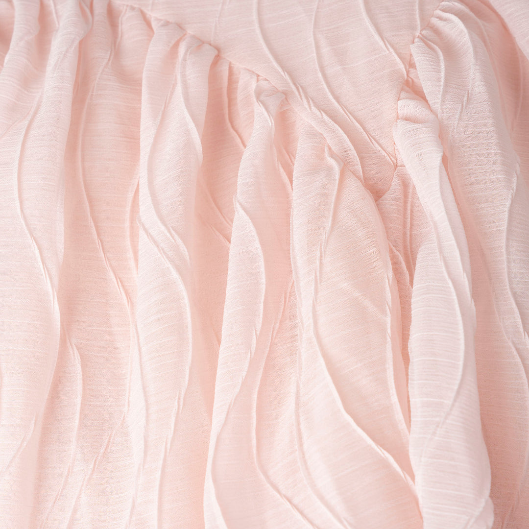 Flowy Textured Chiffon Dress