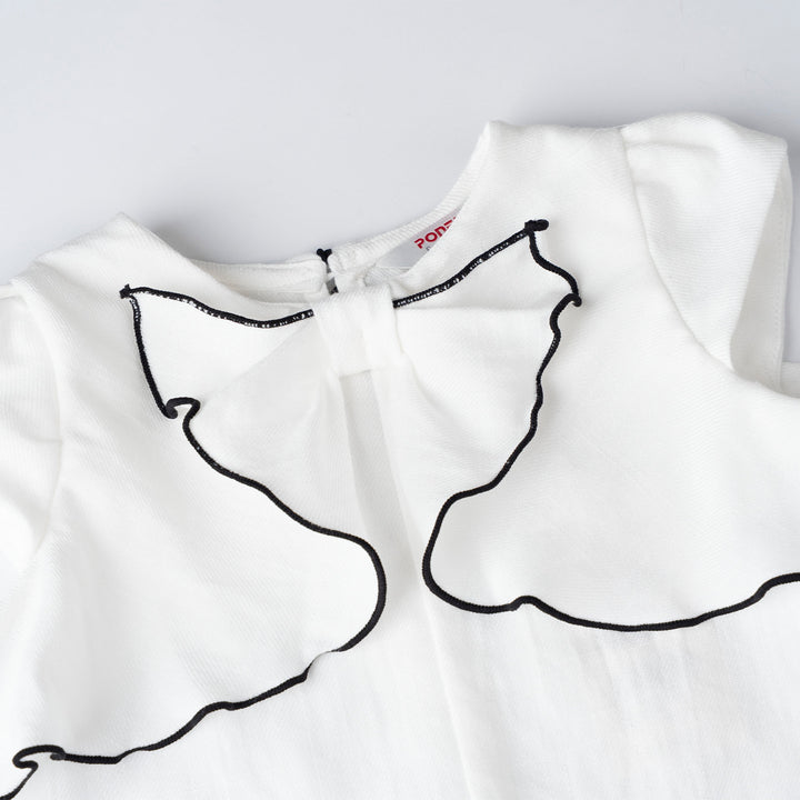 Blouse with Bow Details