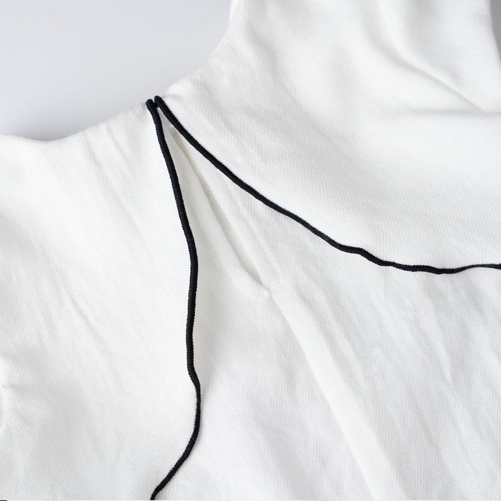 Blouse with Bow Details