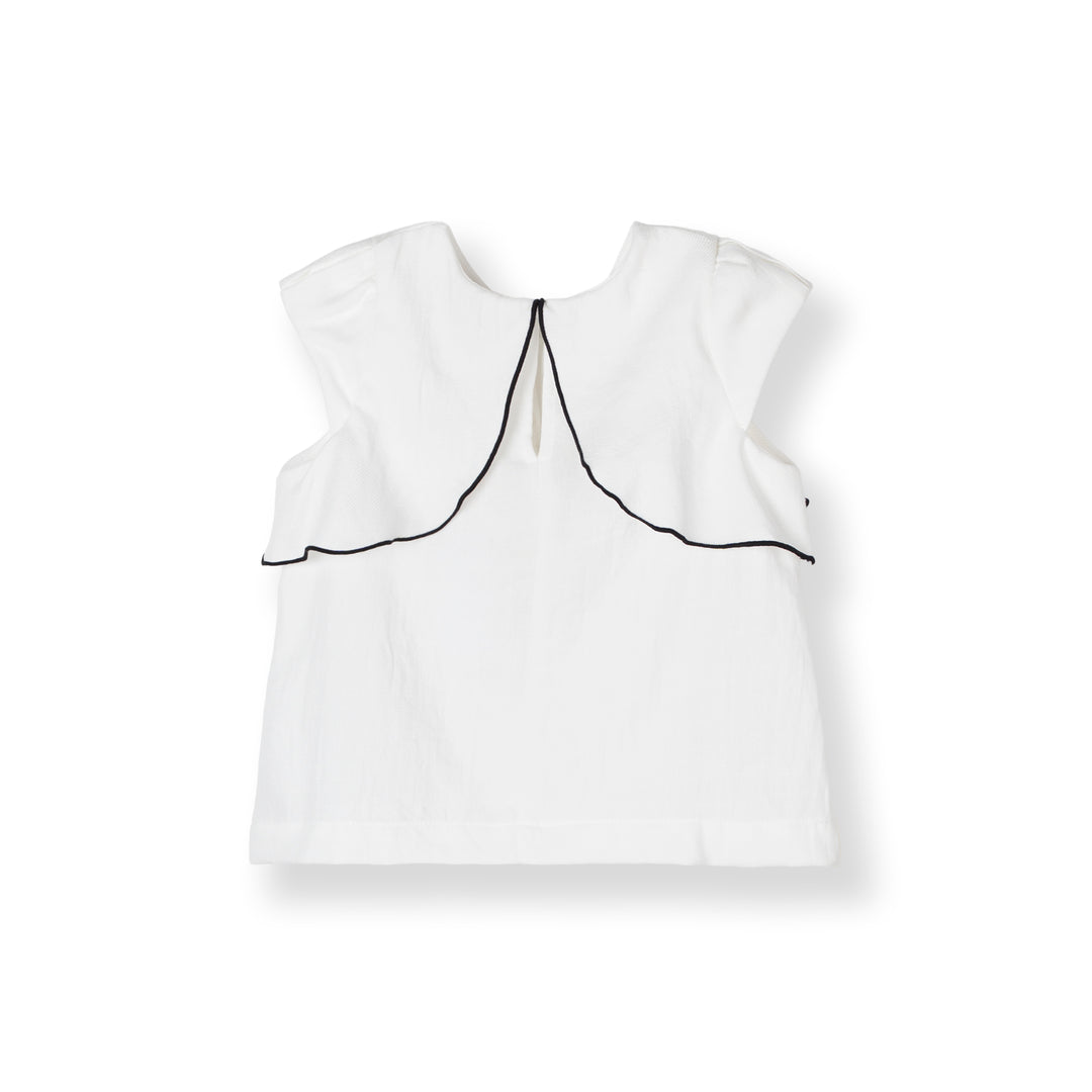 Blouse with Bow Details