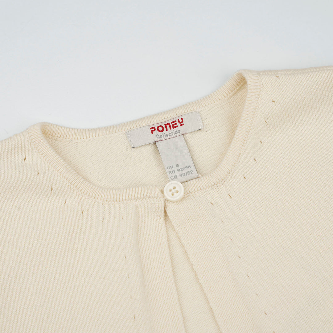 Long Sleeve Cardigan Flat Knit