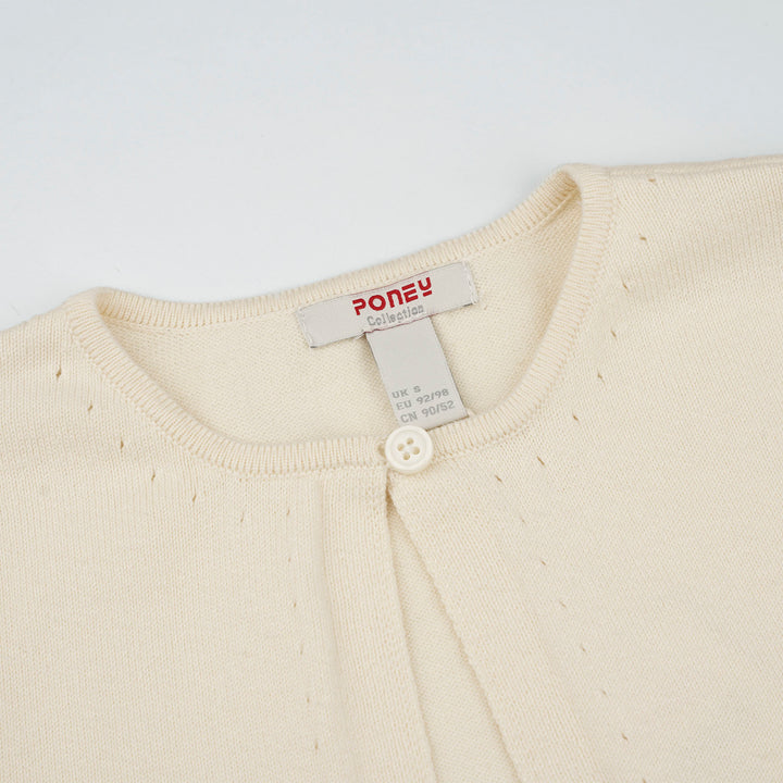 Long Sleeve Cardigan Flat Knit