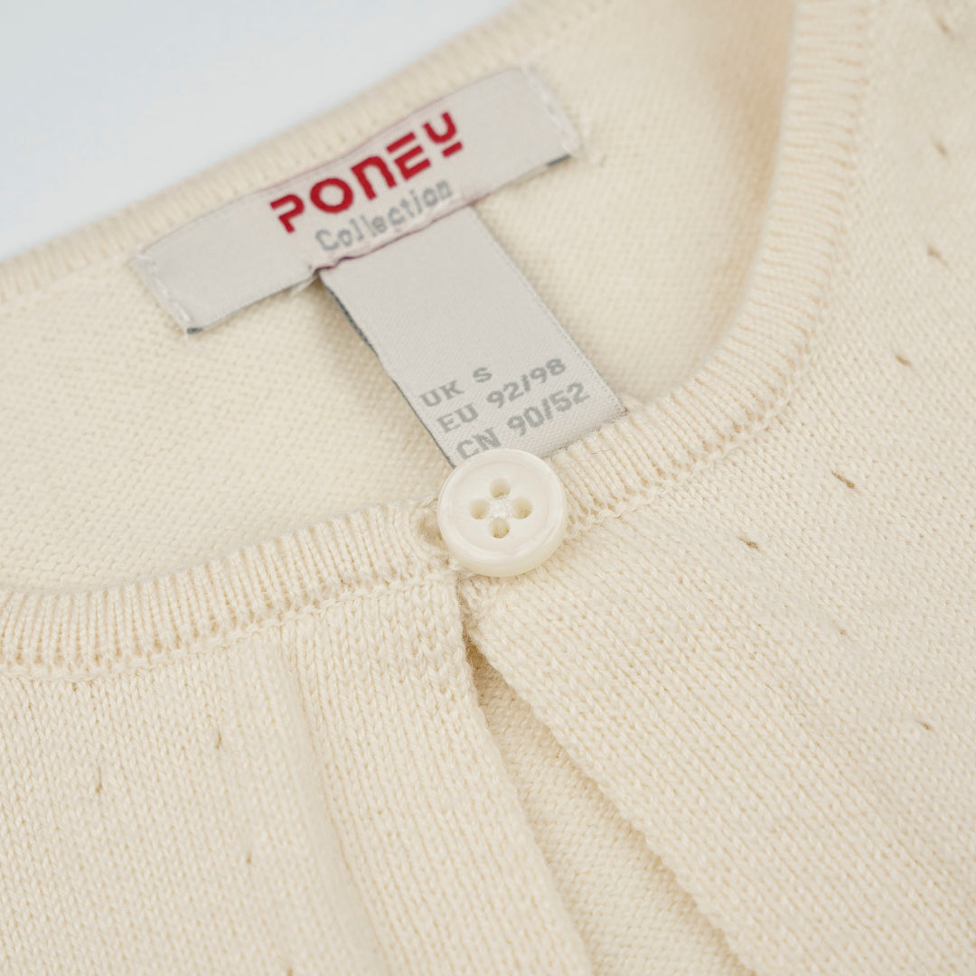 Long Sleeve Cardigan Flat Knit