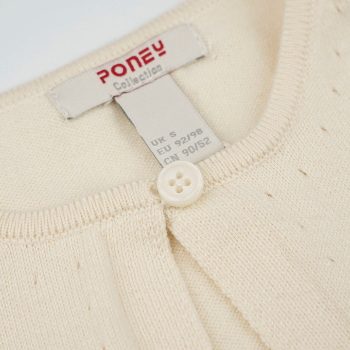 Long Sleeve Cardigan Flat Knit