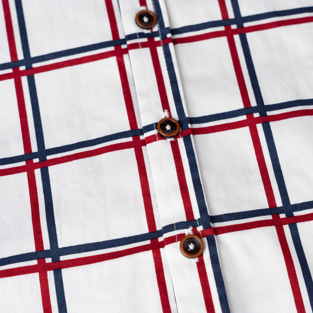 Oversized Checks Long Sleeves Shirts