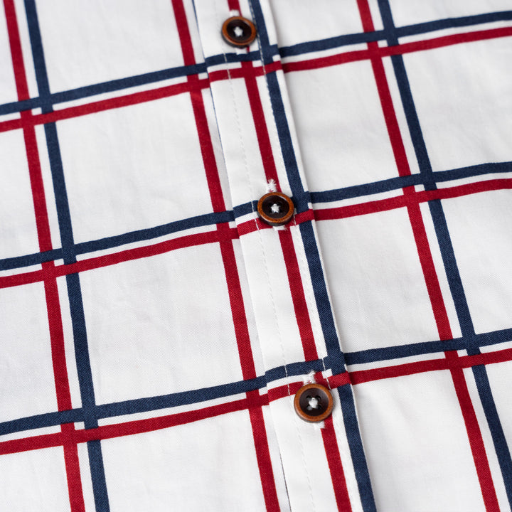 Oversized Checks Long Sleeves Shirts