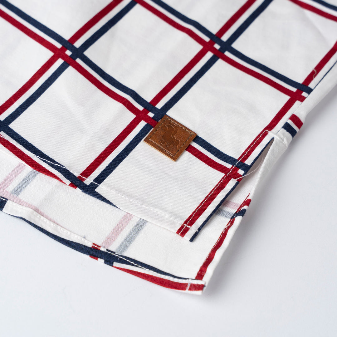 Oversized Checks Long Sleeves Shirts