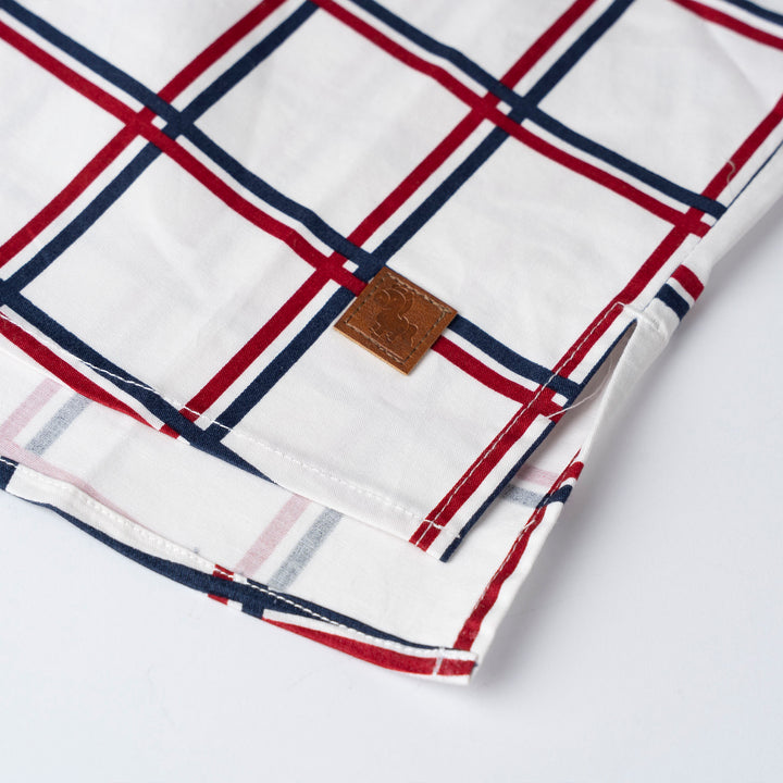 Oversized Checks Long Sleeves Shirts