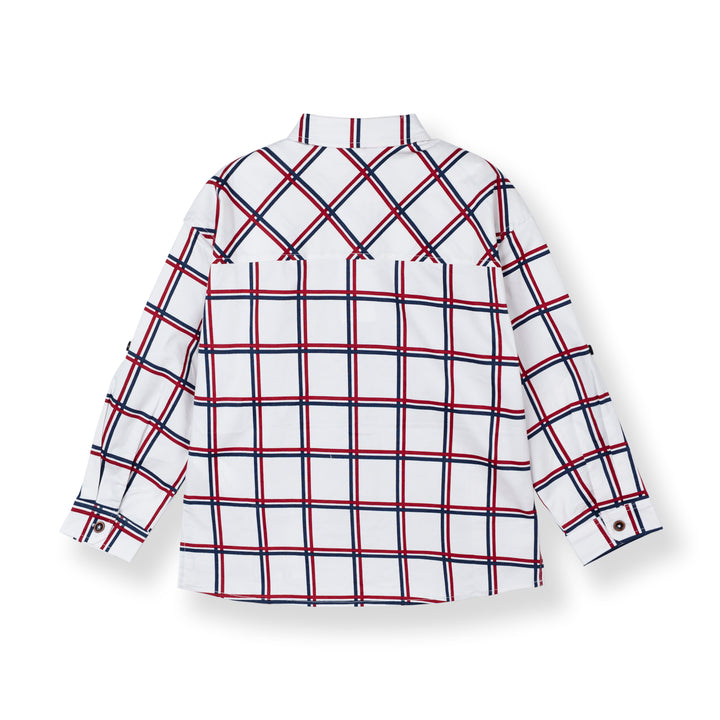 Oversized Checks Long Sleeves Shirts