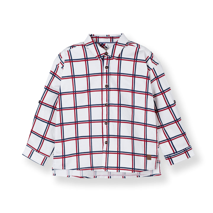 Oversized Checks Long Sleeves Shirts